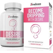 Zealous Nutrition Desire Female Enhancement Pills - Dietary Supplement - 60 Caps