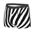 thumbnail image 2 of Disketp Zebra Men'S Boxer Briefs,Soft And Breathable Cotton Underwear With Comfortflex Waistband, 2 of 9