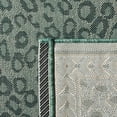 thumbnail image 5 of Safavieh Courtyard Candace Spotted Indoor/Outdoor Area Rug, Dark Green/Ivory, 6'7" x 6'7" Round, 5 of 9