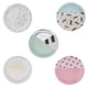 thumbnail image 3 of 8 set Placas de papel del partido Disposable Tableware Color Bloating Prints Sunnimix Platos de papel desechables, 3 of 8