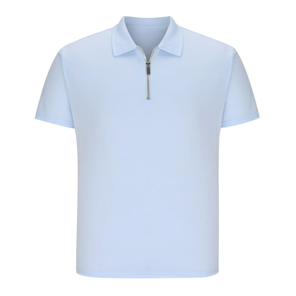 Pisexur Mens Polo Shirts Short Sleeve Moisture Wicking Golf Polo Athletic Collared Shirt Tennis T-Shirt Tops Dress Shirts for Men