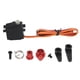 thumbnail image 1 of RC Car Metal Micro Servo Bajo Ruido Impermeable Estable Engranaje de Metal Micro Servos con 25T Buffer Servo Arm para RC Cars Rojo, 1 of 8