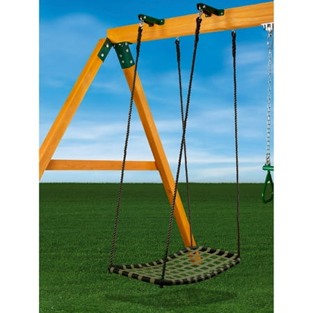 Gorilla Playsets Chill 'N Swing with Swing Brackets, Black & Green