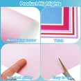 thumbnail image 3 of Uxcell 20Pcs Glitter Cardstock Paper, 250gsm Sparkly Paper Light Pink A4, 3 of 6