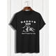 thumbnail image 2 of Playera Para Hombre - Ilustracion Falso Con Patron T-shirtMen's Summer Casual T-Shirt with Unique Print Design - Soft Polyester Blend, Stretch Fit, Round Neck, Non-Transparent - Perfect for Daily We, 2 of 6