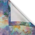 thumbnail image 3 of Ambesonne Purple Kitchen Curtains, Spring Cherry Blossom, 55"x39", Marigold and Purple, 3 of 3