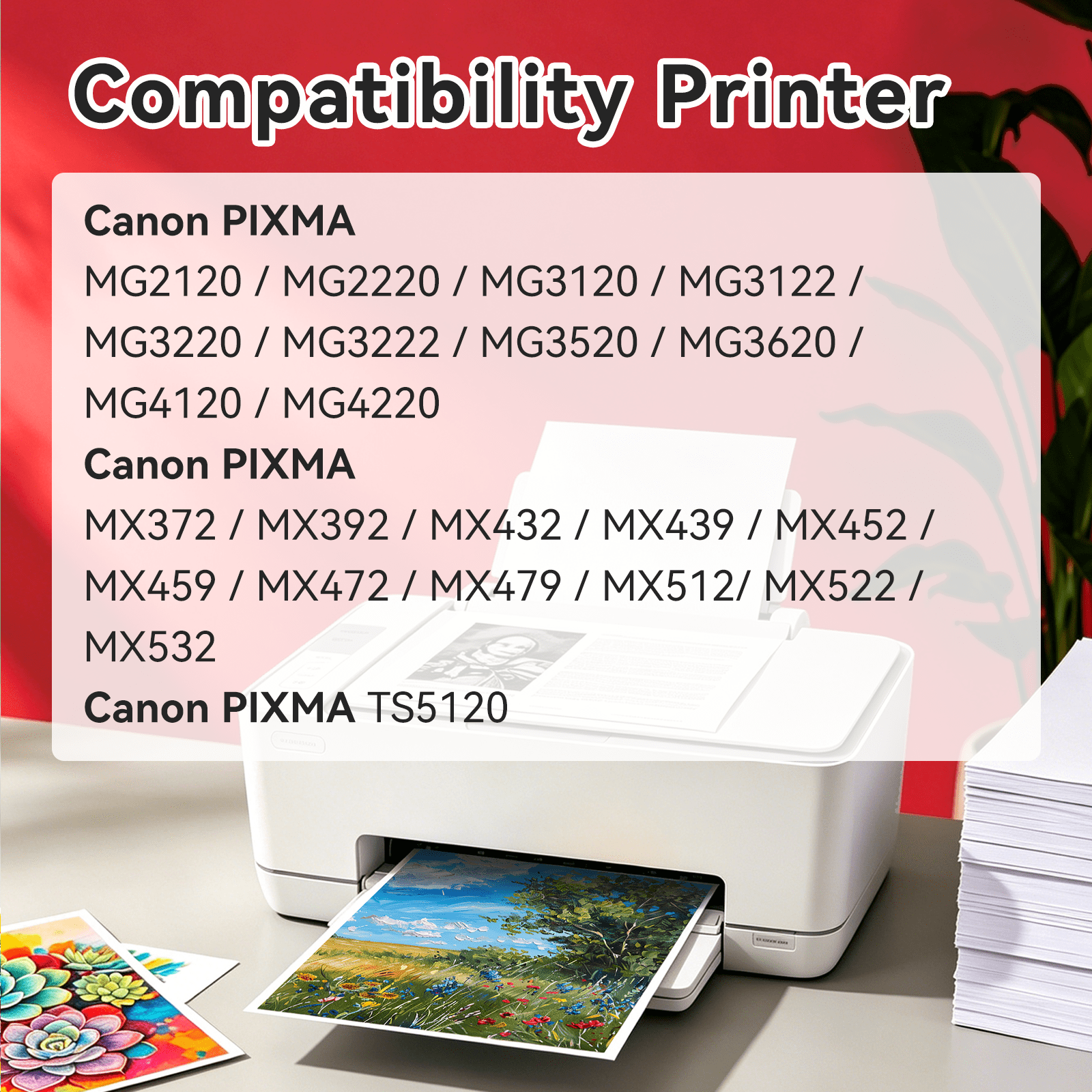 240 241 Ink Compatible with Canon Ink 240 and 241 for Canon 240XL and 241XL for Pixma MG3620 MG3520 Printer Ink (Black Tri-Color)