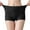 Black, variant on KHONTS Women's Seniors Plus Size Ribbed Panties Comfy Soft Seamless Full Coverage Boxer Brief High Waist Tummy Control Briefs Black XXL