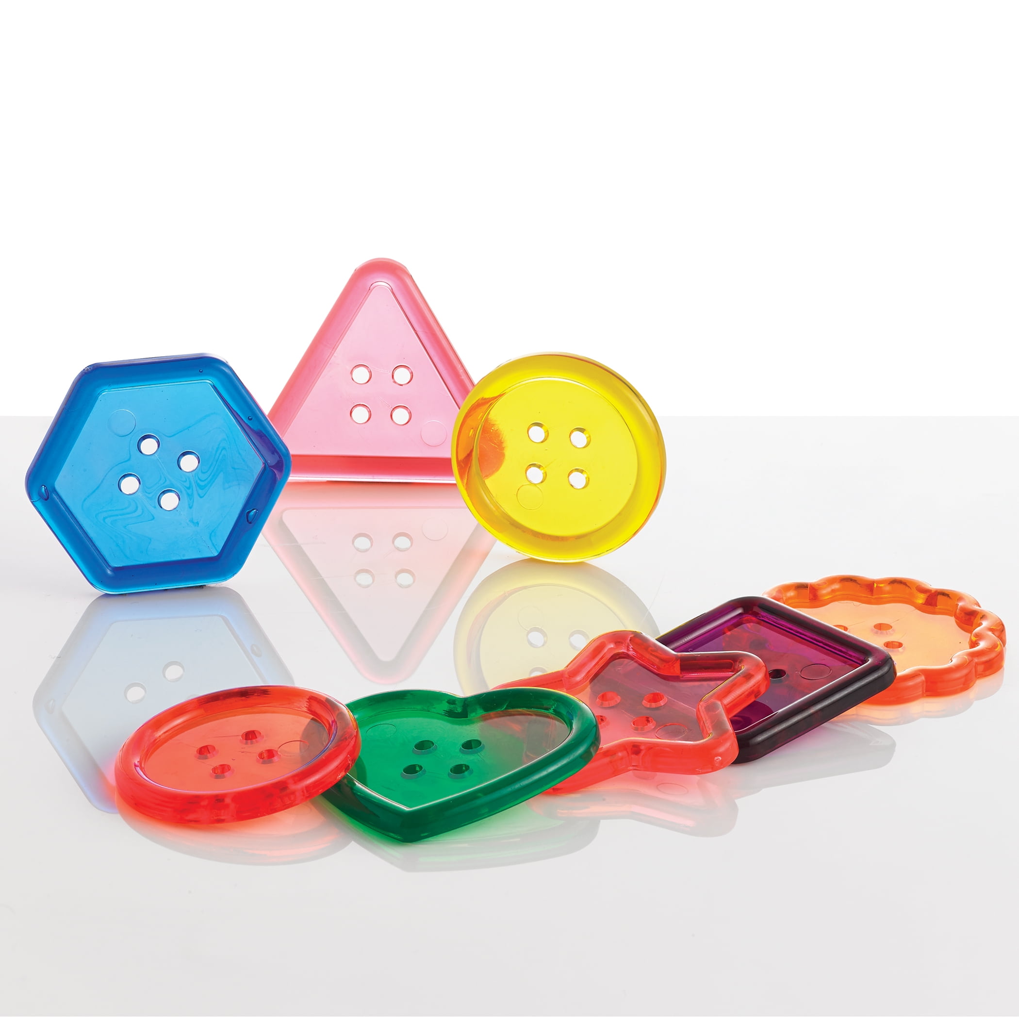 Edx Education® Transparent Large Buttons - Mini Jar