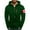 Army Green, variant on KeShDi Men's Winter Coats Men Zipper Casual Fashion Hooded Pockets Print Long Sleeved Outwear Green M