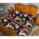 thumbnail image 4 of Juego de cama acolchado con estampado de grullas japonesas, 4 of 5