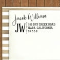 thumbnail image 4 of Printtoo Custom Stationary Monogram Return Address Rubber Stamp Personalized Self Inking, 4 of 6