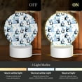 thumbnail image 3 of Sikiie Playful Penguins and Snowmen Acrylic Night Light Gift Custom Acrylic Night Light LED Lights for Bedroom Home Office, 3 of 9