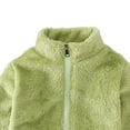 thumbnail image 6 of Girls Fleece Jacket Boy Jacket Kids Fleece Jacket Toddler Baby Boys Girls Autumn Winter Warm Sherpa Lining Outerwear Soft Lightweight, 6 of 9