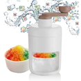 thumbnail image 3 of Machine à Glace Pilée Compatible Broyeur de Glace Manuel Machine à Granité de Table Portable avec Bacs à Glaçons ft_Perfect Gift, 3 of 3