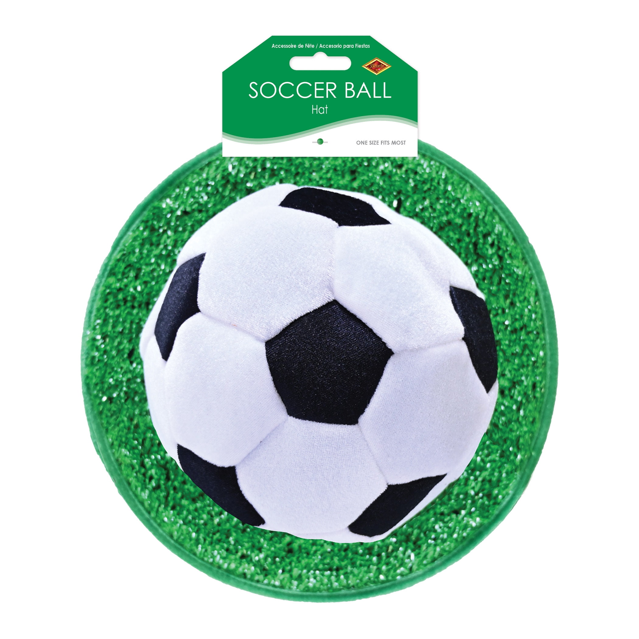 Plush Soccer Ball Hats, Pack of 2