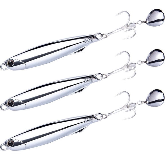 5pcs Micro Butterfly Metal Jig Fishing Lures Jigging Bladed Hook Tuna Slow Bait