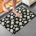 thumbnail image 4 of Pioneer Flower Floral Print Pattern Bathroom Rugs Mat, Non Slip Microfiber Bathroom Rug with Rubber Backing, Soft Mats for Bathroom Floor Tub Shower, 20"x32", 4 of 5