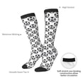 thumbnail image 4 of Xecao Happy Soccer Pattern Adult Stockings with Color-Block Design and 3D Print, Breathable Comfortable Hosiery for Daily Wear and Sports, 4 of 6