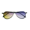 thumbnail image 5 of John Varvatos Mens Dark Gunmetal Metal Aviator Sunglass V512, Gradient Lens, 5 of 8