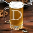 thumbnail image 7 of Etched Monogram 16oz Glass Beer Mug (Letter D), A-Z Customized Beer Gifts for Men, Personalized Beer Glasses, Custom Engraved Birthday Gifts for Him, Initial, Name, Husband Dad, Regalos Personalizados, 7 of 7