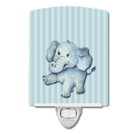 

Caroline s Treasures BB7145CNL Elephant Ceramic Night Light 6x4x3 multicolor