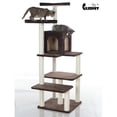 thumbnail image 1 of GleePet 66 in. Cat Tree GP78680721 Coffee Brown 4 Levels, 1 of 1