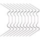thumbnail image 2 of 25 Pcs Greenhouse Glazing Clips, Stainless Steel W Type Clip, Aluminium Greenhouse Care, W-Wire Green House Fitting+25PCS Z-buckle, 2 of 5