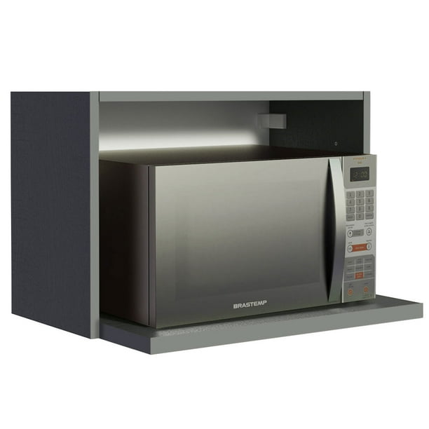 Alacena Organizadora Madesa Nice 60cm para Horno Color Gris
