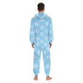 thumbnail image 4 of FORMRS Onesies Pajama for Adults Unisex Hoodie Winter Jumpsuit One Piece Sleepwear, Sizes S-2XL, Snowflake Pattern, 4 of 7