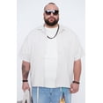 thumbnail image 2 of THICKEMS Men’s Textured Boxy Fit Resort Collar Shirt, 2 of 4