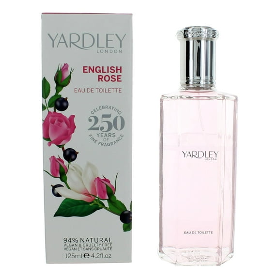Yardley London English Rose Eau de Toilette, Perfume for Women, 4.2 Oz