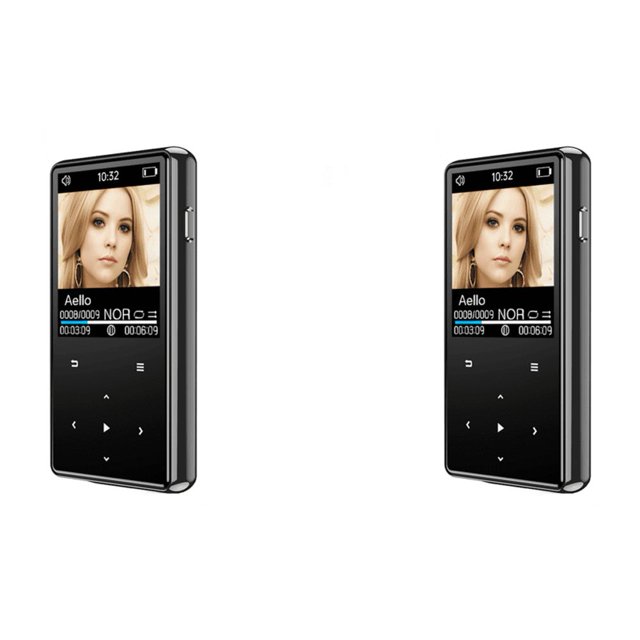 Reproductor MP3 MP4 Pantalla 1 8 Pulgadas Música Compatible Con Dientes 5.0 (8 GB Integrados) Azul