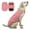 Pink, variant on Pet Dog Puppy Winter Soft Warm Paw Print Clothes Jacket Costume Apparel Coat
