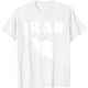 thumbnail image 1 of Camiseta de silueta blanca aislada de un mapa de Irán, 1 of 2
