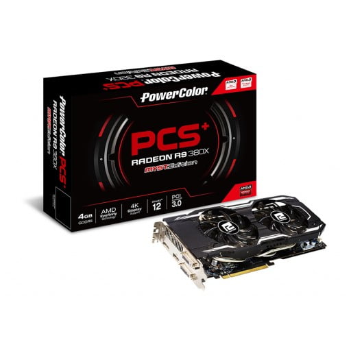 Powercolor Pcs Radeon R9 380x Directx 12 Axr9 380x 4gbd5 Ppdhv2e 4gb 256 Bit Gddr5 Atx Myst Edition Video Card Walmart Com Walmart Com