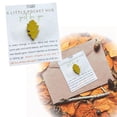 thumbnail image 2 of Autumn Leaves | Pocket Hug Keepsake Gift Keepsake Card Decorated With Autumn Leaves First Gift Of Autumn Encouragement Gift Of Friendship Gift, 2 of 6