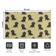thumbnail image 5 of Dachshund Footprint Door Rugs,Washable Non Slip Door Mats Indoor,Decorative Door Mats,Entry Mat Indoor for Entrance,Bedroom,Kitchen,Bathroom,17"x30", 5 of 6