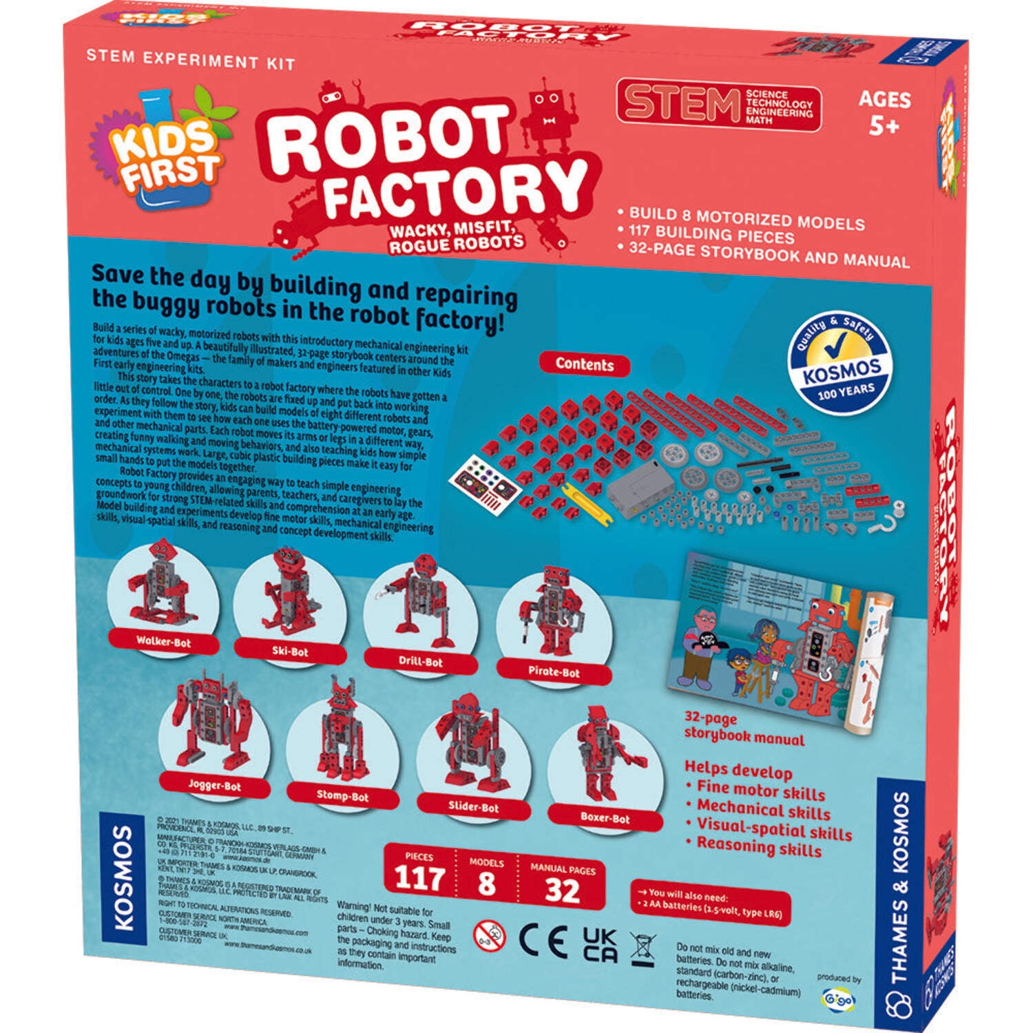 Kids First Robot Factory: Wacky, Misfit, Rogue Robots
