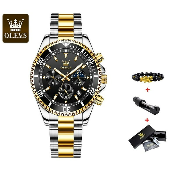 OLEVS Genuine Watch for Men Sports Waterproof Dive Green Men s