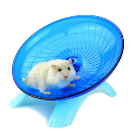 Cute Mute Hamster Toy Stable Flying Saucer Jogging Exercise Wheel
