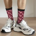 thumbnail image 6 of Yiaed colorful Heart Print Great elasticity Crew Socks Sports socks for Men and Women, 6 of 6