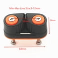 thumbnail image 4 of jinwen 2 Pack Boat Cam Cleats Fast Entry with Fairlead Rope Wear-resistance, 4 of 9