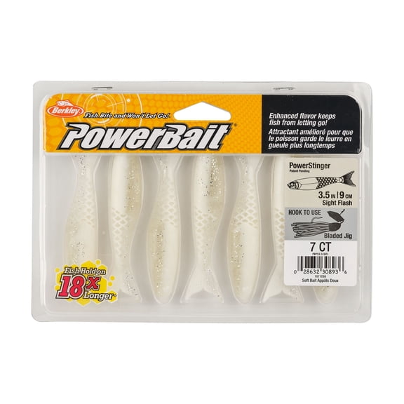 Berkley PowerBait Power Stinger Swimbait, 3.5 in. Slight Flash