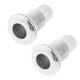 thumbnail image 1 of 2 Piezas 1 "manguera Barb Barco A Través Del Casco Conector De Montaje Acero Inoxidable 316, 1 of 2