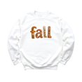 thumbnail image 3 of Trendy Faux Embroidery Fall Sweatshirt for Women, Youth and Kids Flower Sweater White Sweatshirt Youth XS, 3 of 5