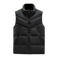 thumbnail image 2 of Ceisia Men's Fashion Stand Collar Zipper Sleeveless Tank with Pockets Casual Outerwear Gift, 2 of 7