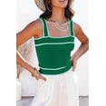 thumbnail image 7 of FreshPretty Women's Trendy Summer Square Neck Crop Tank Tops Casual Color Block Knit Sleeveless Slim Fit Y2k Cami Shirts, 7 of 7
