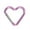 Pink, variant on Heart Shaped Carabiner Clip Aluminum Alloy Keychain Clip Spring Snap Hook Camping Backpack Clips Heavy Duty Carabiner