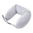 thumbnail image 2 of Neck Support Travel Pillow with Hidden Zipper Super Soft Breathable Adjustable Stuffable U-shaped Travel Neck Pillow, 2 of 7